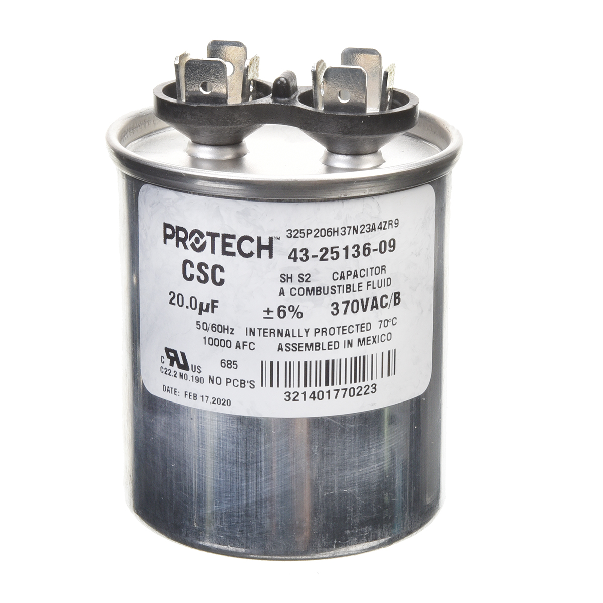 43-25136-09 OEM CAPACITOR 20/370R