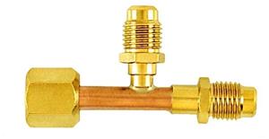 CD9601 1/4IN FLARE SWIVEL NUT TEE pk/2