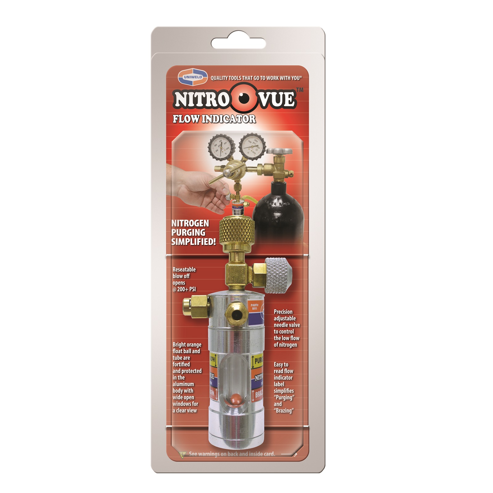 NV1 NITROVUE FLOW INDICATOR UNIWELD