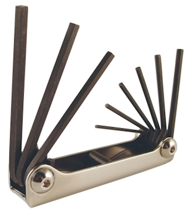 W29 MALCO FOLDING HEX KEY SET