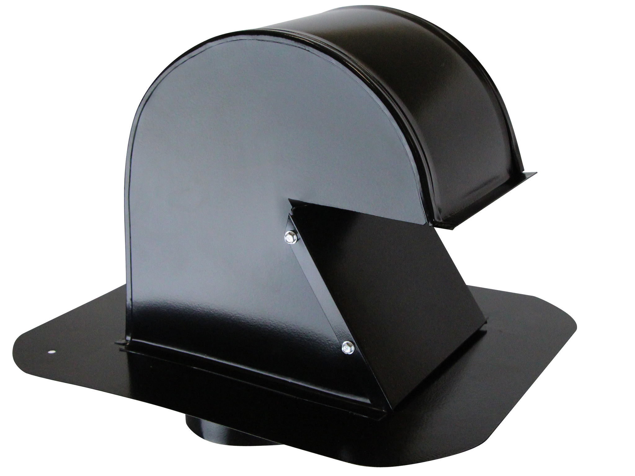 4IN. BLACK DRYER ROOF VENT